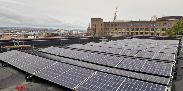 Scotland university solar panels