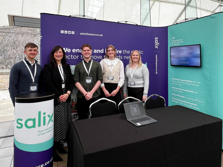 Team Salix exhibiting at the conference
