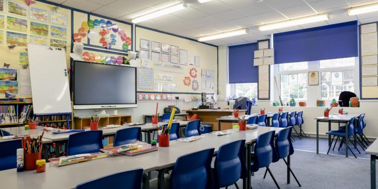 Primary school classroom 