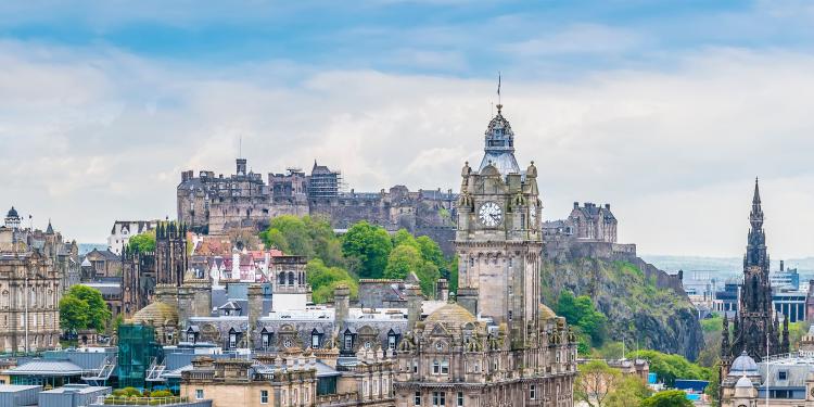 Skyline of Edinburgh 