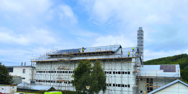 Aberystwyth solar roof
