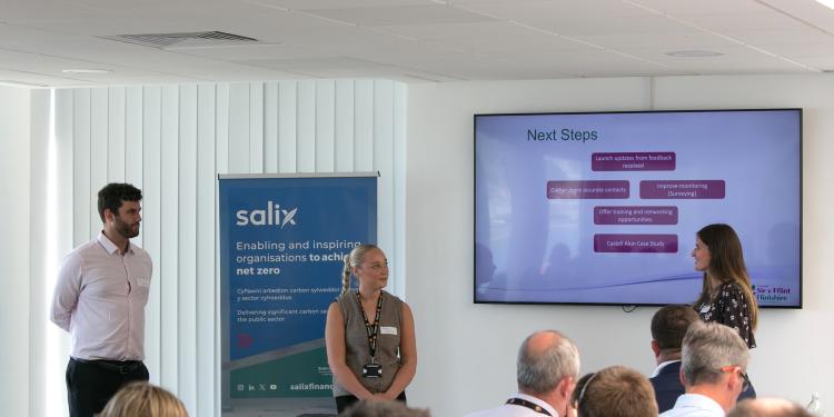 Speakers at Journey to a net zero Wales event