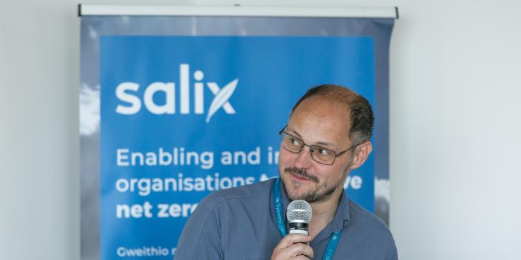 Martyn Smith speaking at Llandudno 
