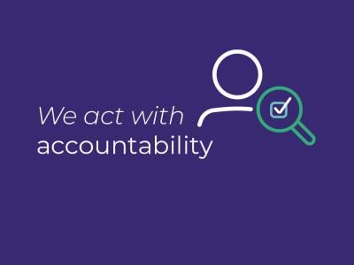 we act with accountability
