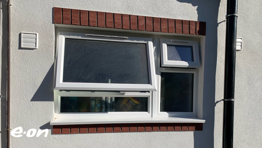 Trickle vents on new windows on Anselm Avenue
