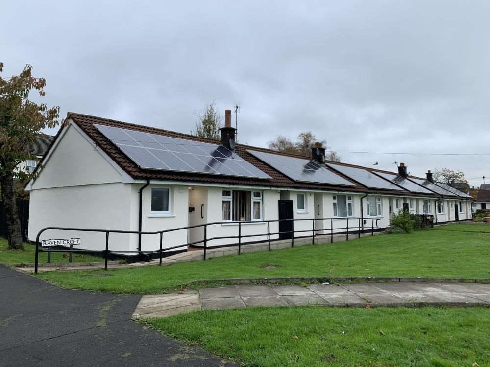 Together Housing - EWI and solar on homes