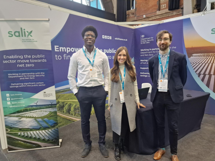 The Salix Team at the Education Estates Conference 2023
