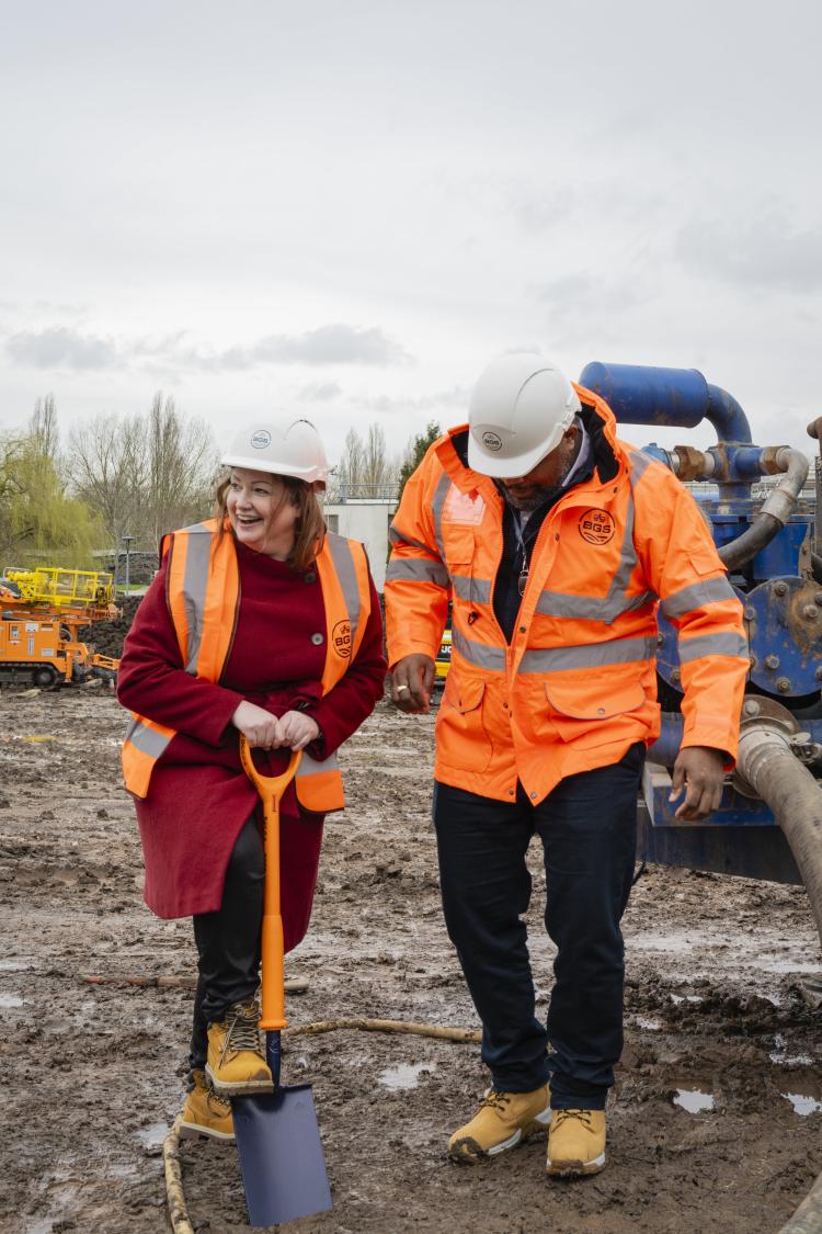 Ruth Edwards breaking ground