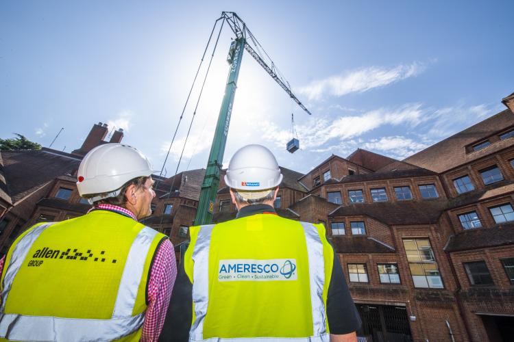 Heat Pump Installation at Hillingdon Civic Center