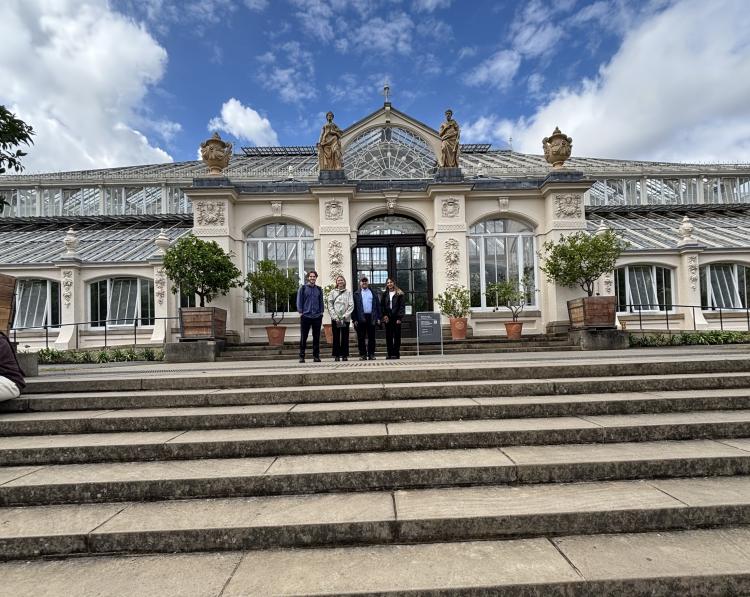 Team outside Kew