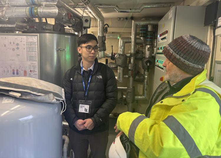 Cranfield University boiler room