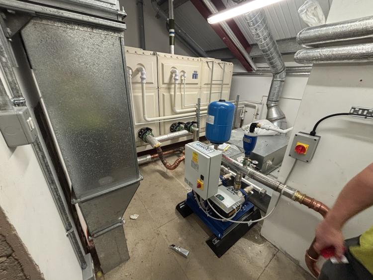 St Bede's School new heating system