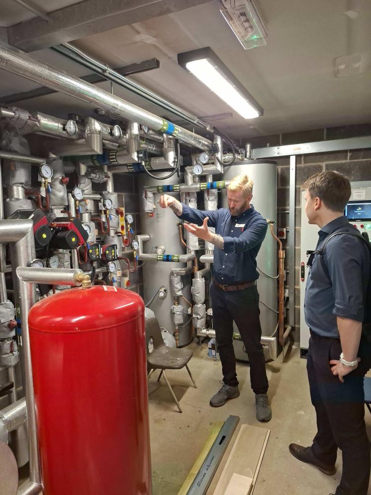 Pierrepont Gamston Primary School boiler room