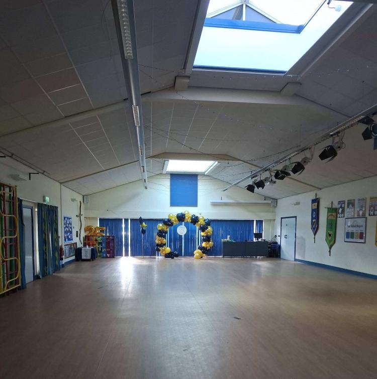 Pierrepont Gamston Primary School hall.