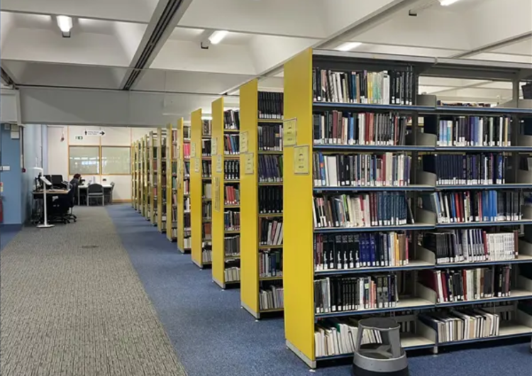 Cardiff University library LED lights