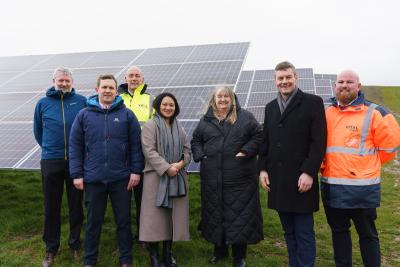 Official opening of Aberystwyth University’s solar development