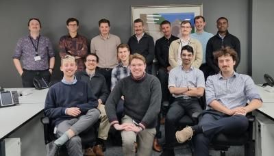 Staff participating in Movember